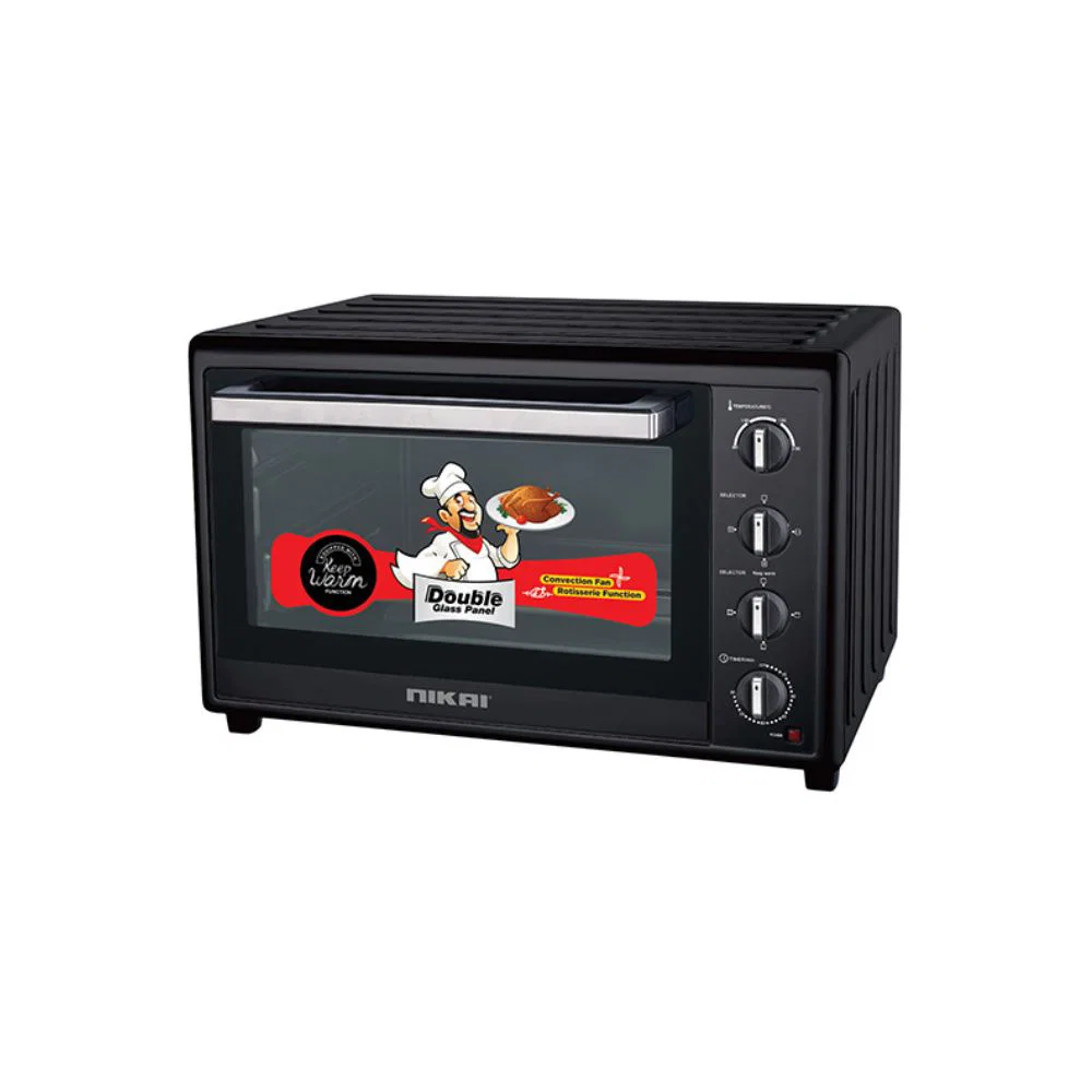 Nikai Electric Convection Oven 100 L Double Glass Door – Model
