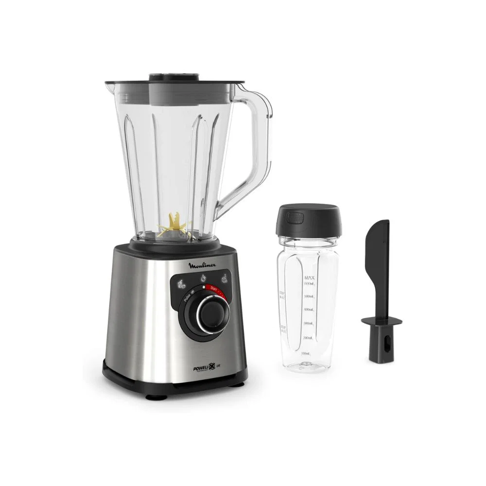 Moulinex Perfect Mix+ Blender 1200W 2L with 600ml On-the-Go Jar