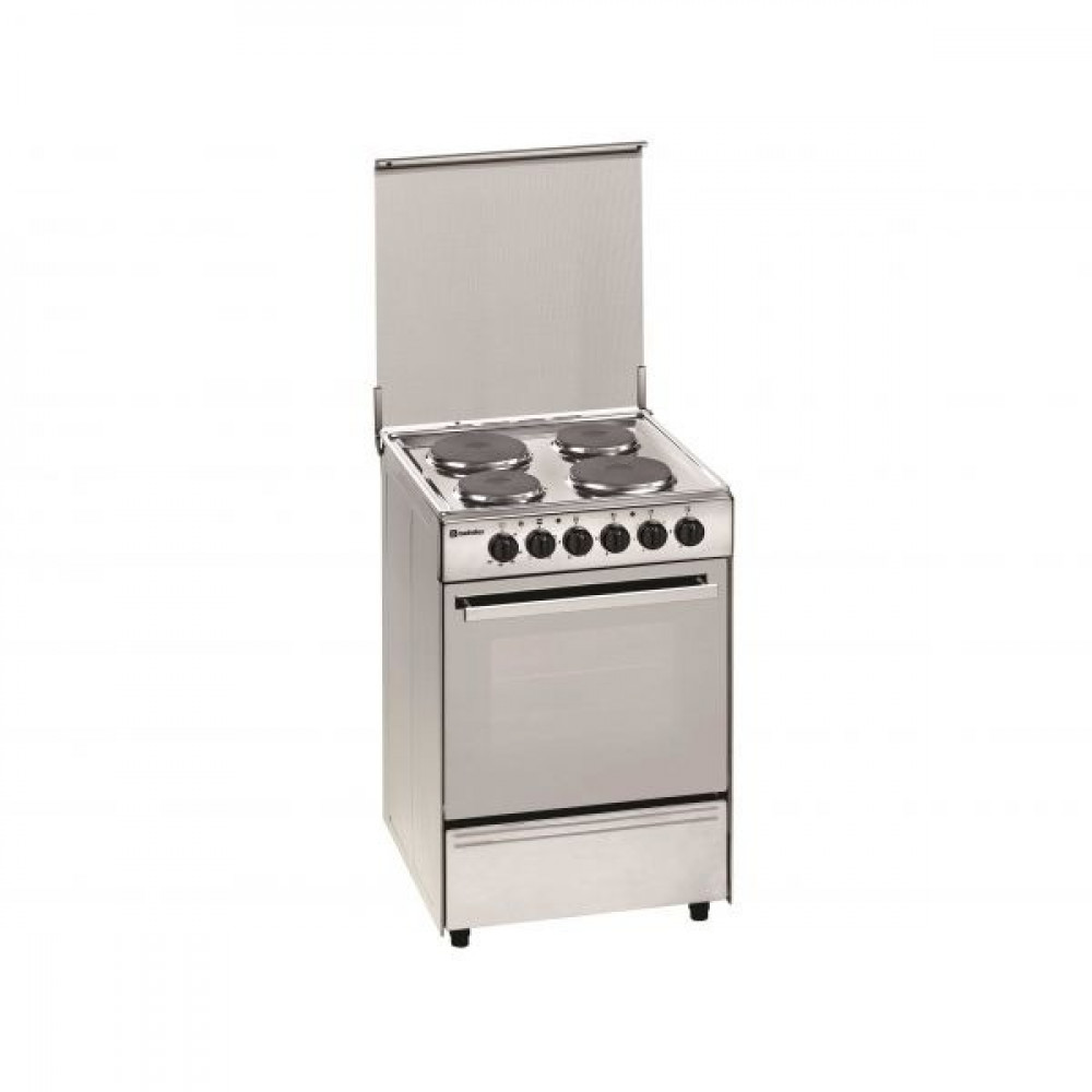 Mirles electric oven, 4 burners, stone, steel, Portuguese style