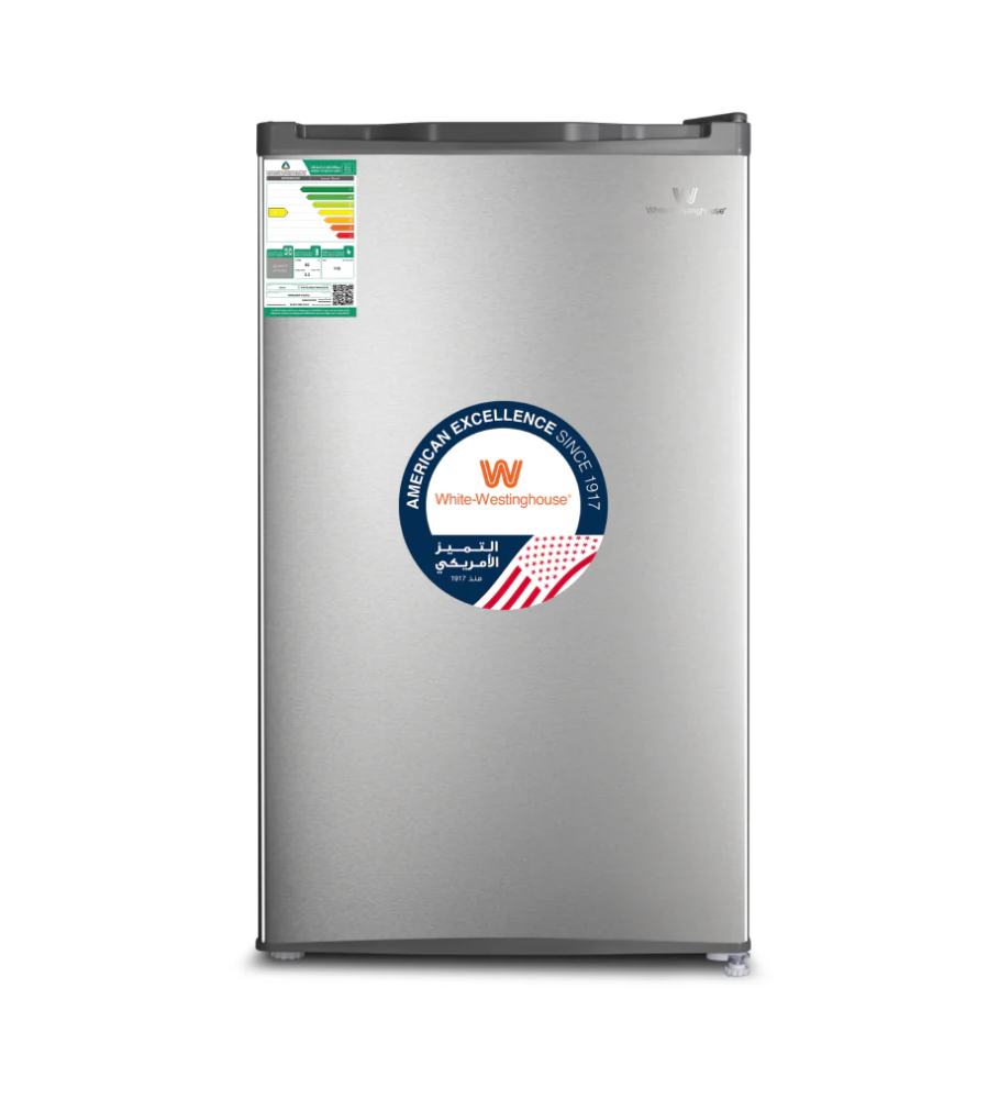 White Westinghouse Single Door Refrigerator 92 Liters 3.2 cu ft Silver