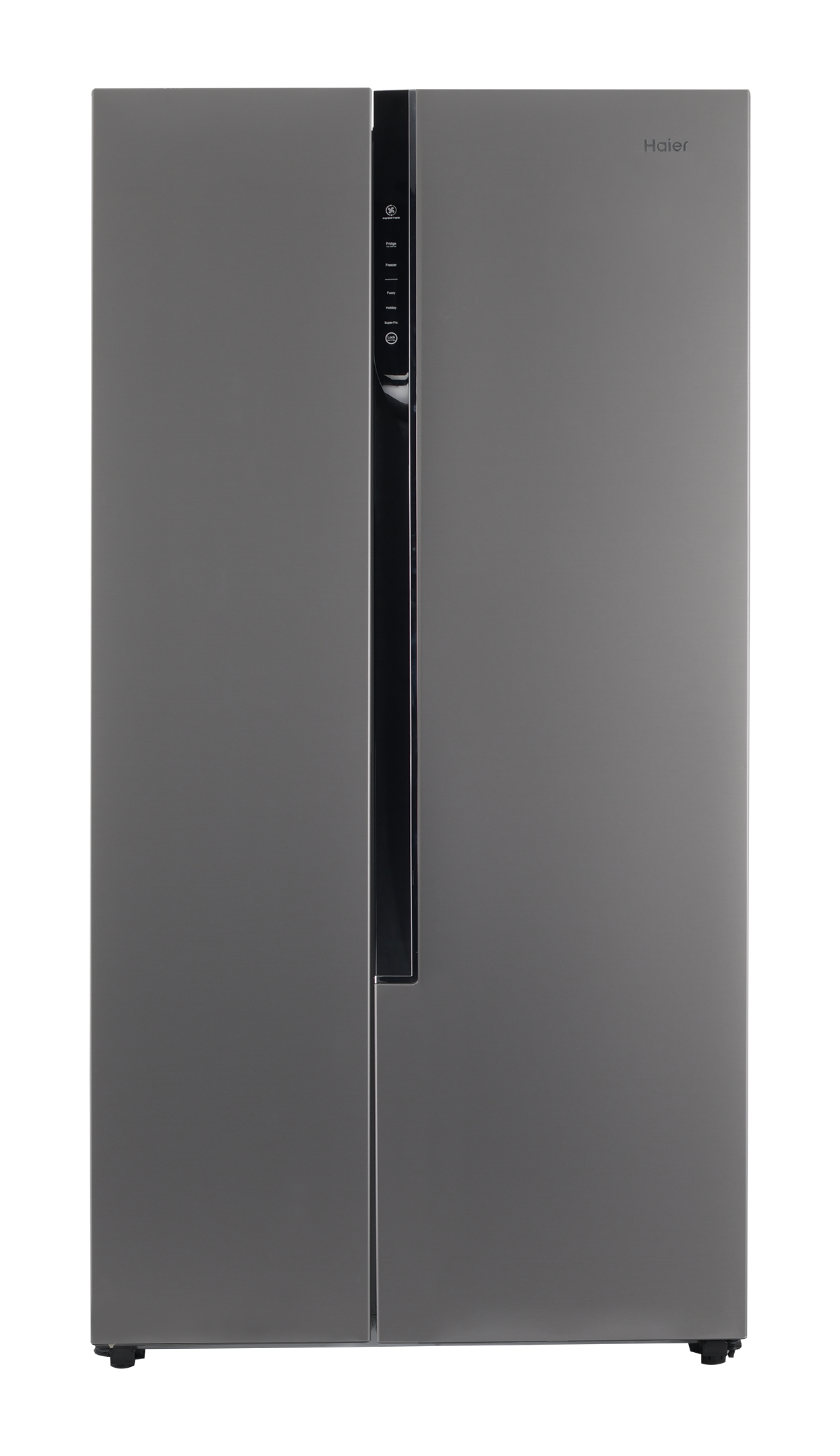 Haier Side by S ide Refrigerator 13.2Cu.ft, Freezer 6.6Cu.ft.Inverter, Silver