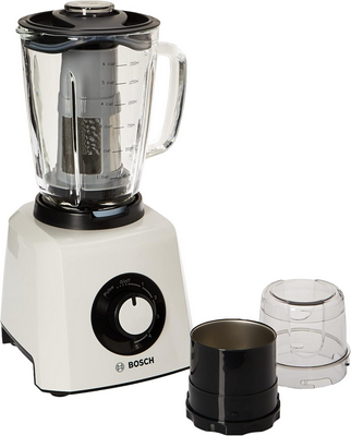Bosch Blender With Grinder 1.9 Liter, 600 Watt, Grinder, White