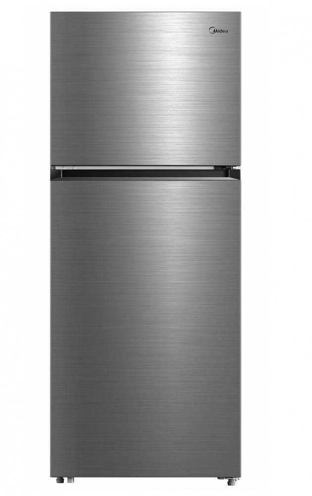 Midea 2-Door Refrigerator, 14.6 cu ft, 413 L, Steel