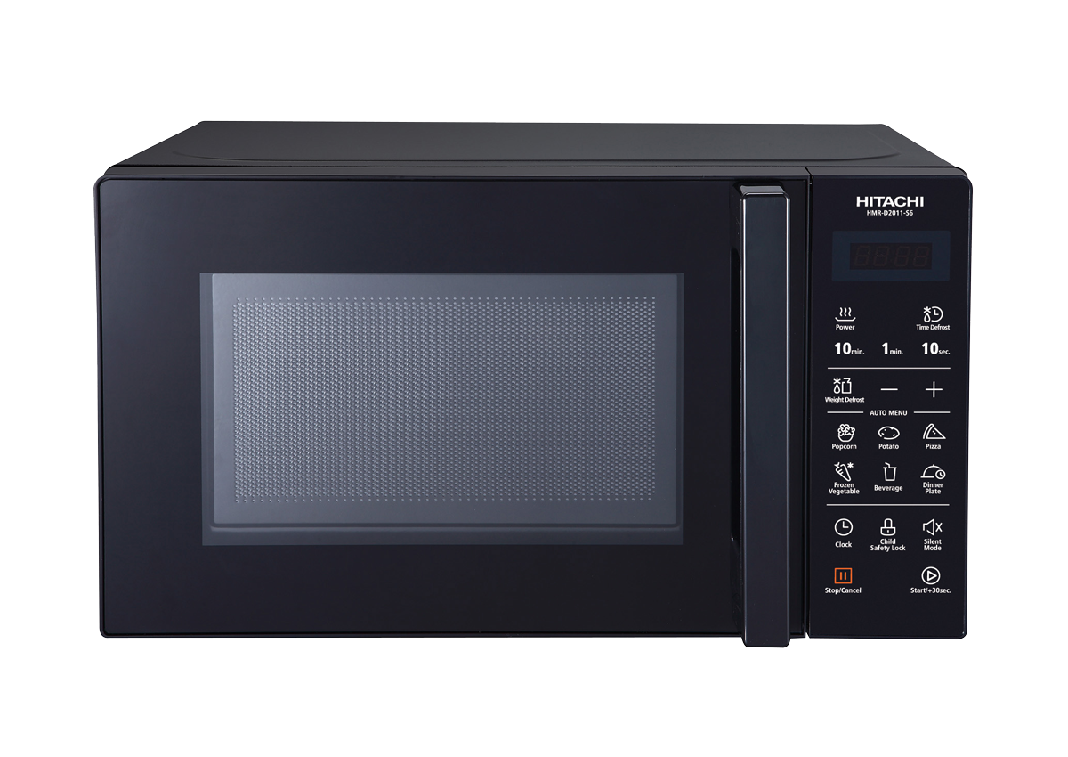 Hitachi Microwave 20 Liters, Digital, 700 Watts, Black