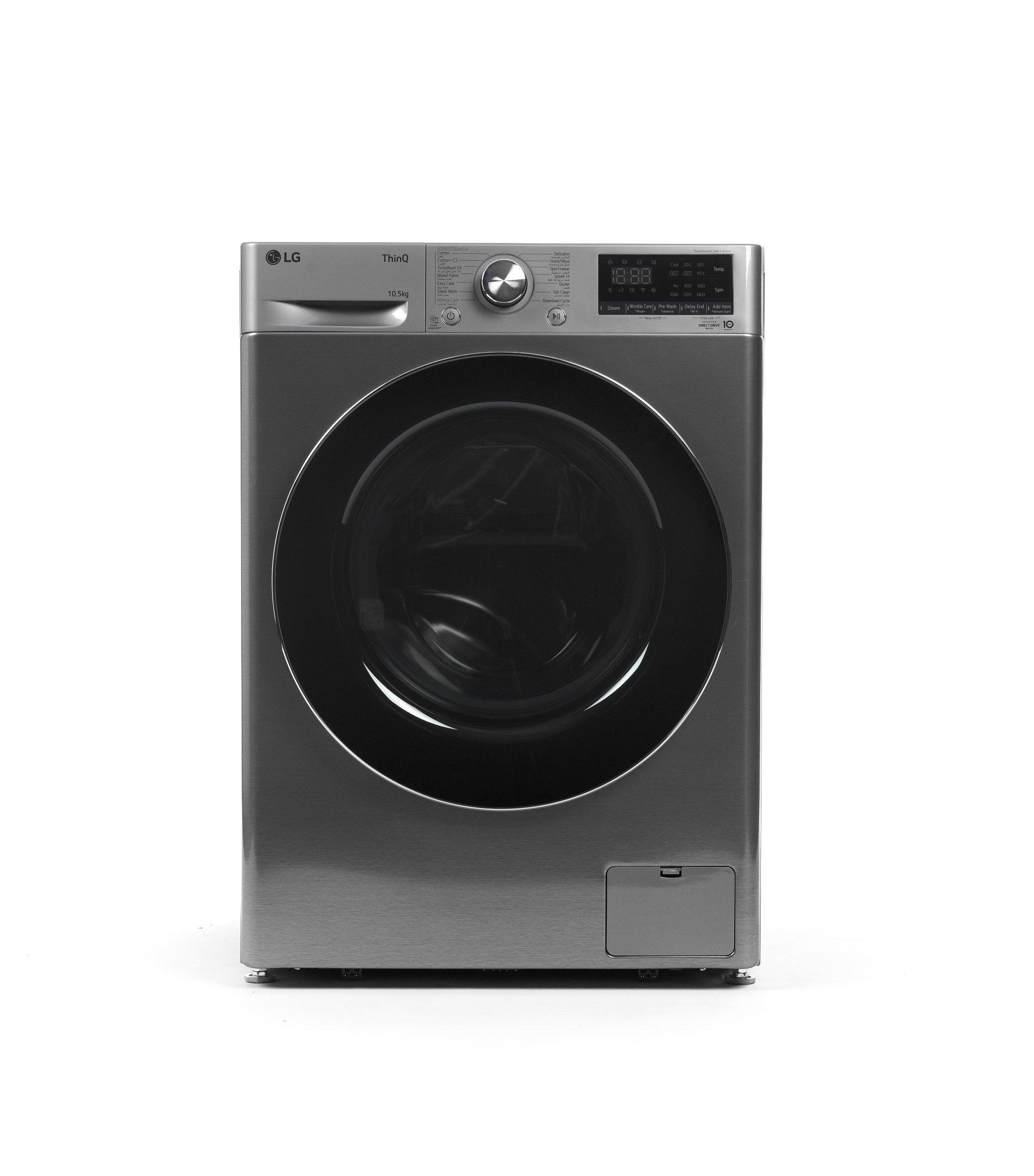 LG Front Load Fully Automatic Washer,10.5 kg, TurboWash,Silver