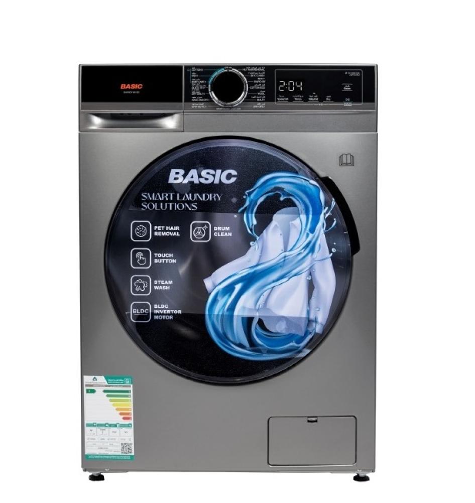 Basic Combo Automatic Washing Machine, 10.5 kg Washing Capacity, 6 kg Drying Capacity, Silver