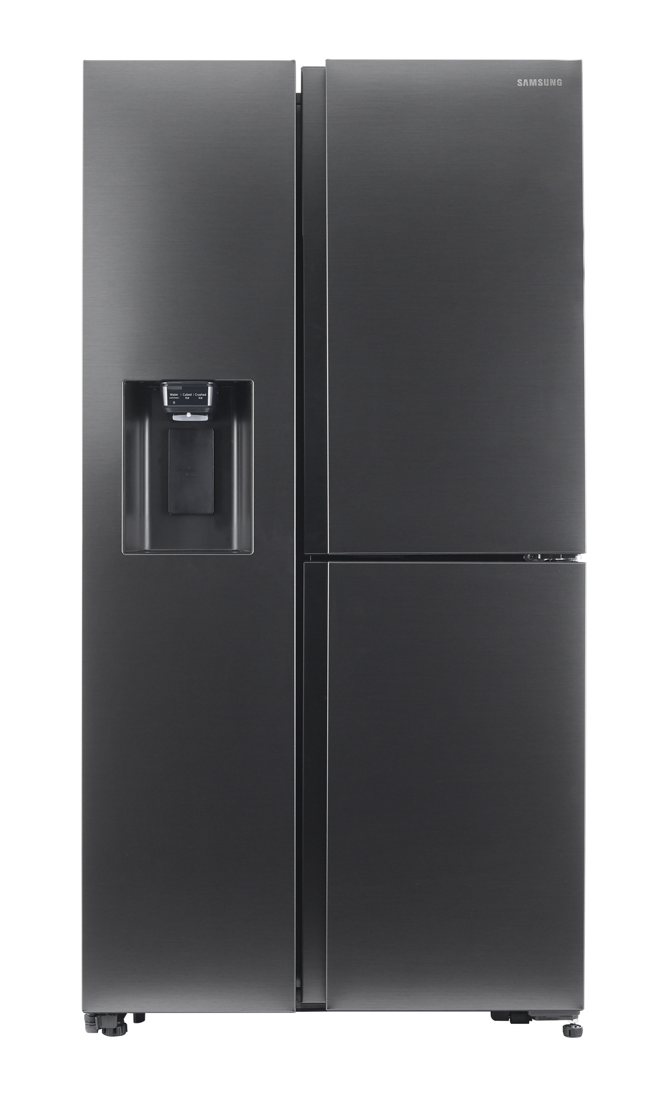 Samsung 3 Door SBS Refrigerator 14.1Cu.ft, Freezer 7.1Cu.ft, Black Matt