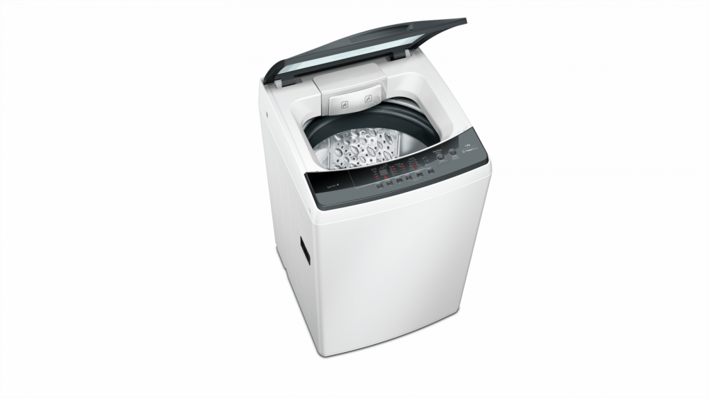 Bosch top-loading automatic washing machine, 7 kg, white, Turkish made