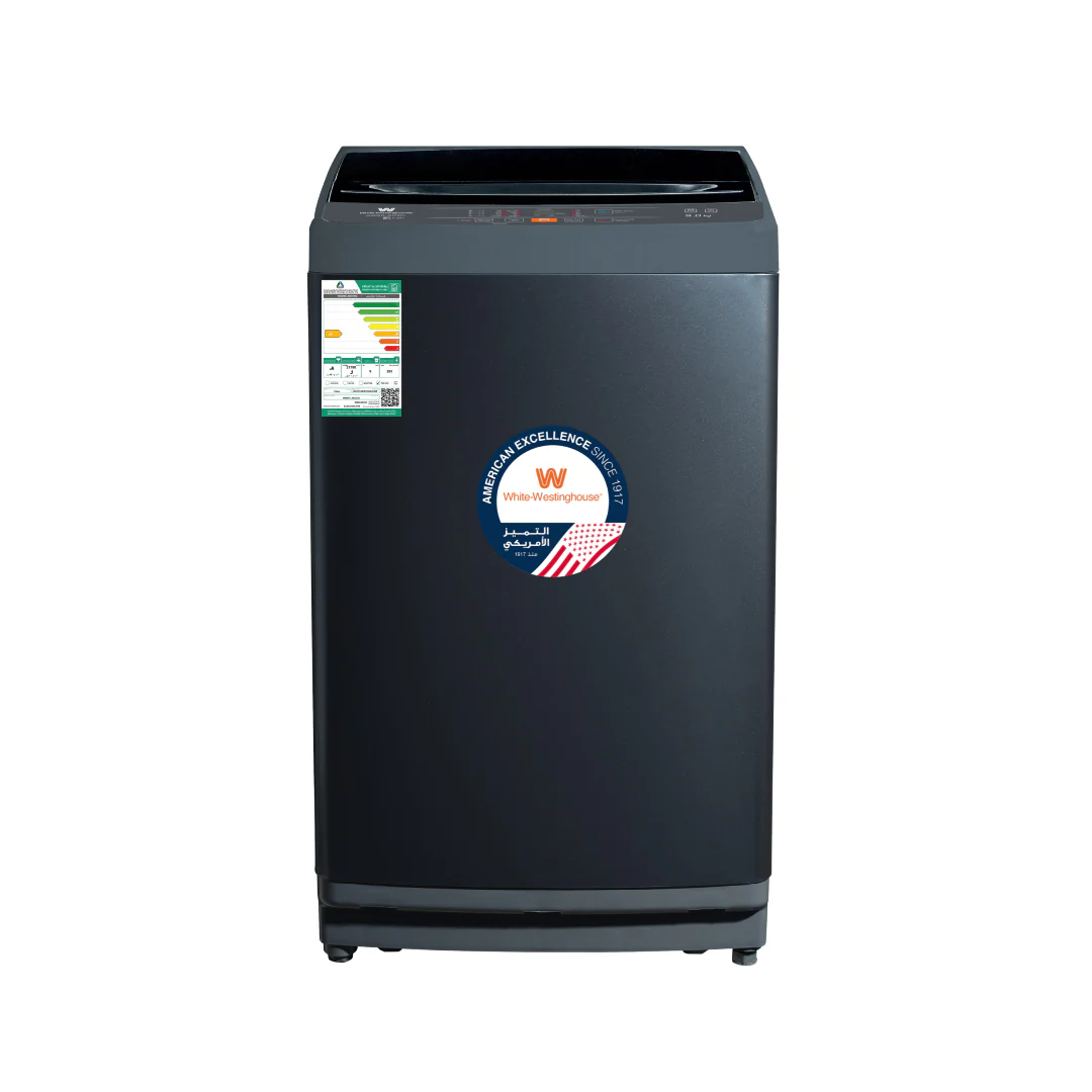 White Westinghouse Top Load Washer 9Kg 670 RPM Inox