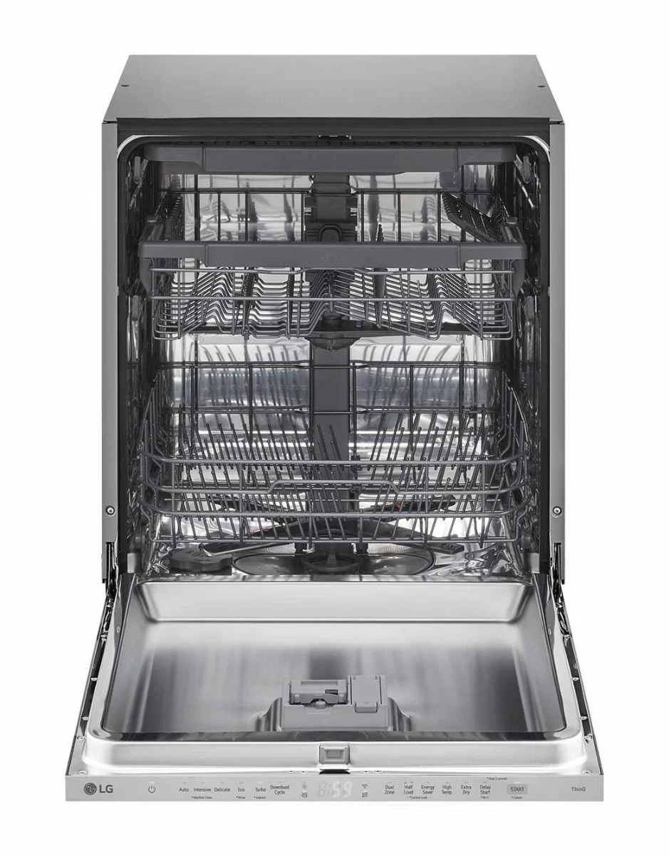 LG Built-in Dishwasher, 14 Place Settings, 9 Programs, Silver