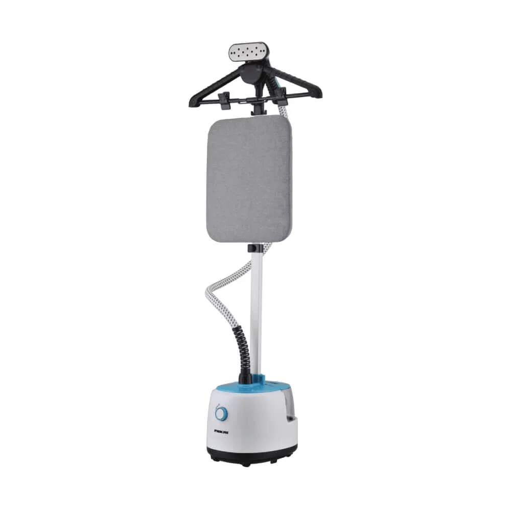 Nikai Garment Steamer, Two Steam Levels For Various Textiles, 1800 W, 2 L, Ironing Board, White