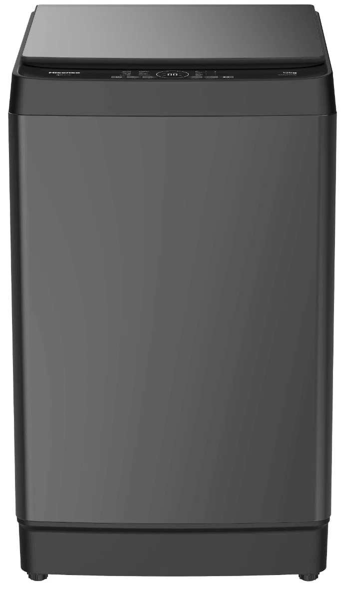 Hisense Top Load Washing Machine, Without Dryer, 12 Kg, 8 Programs, Gray