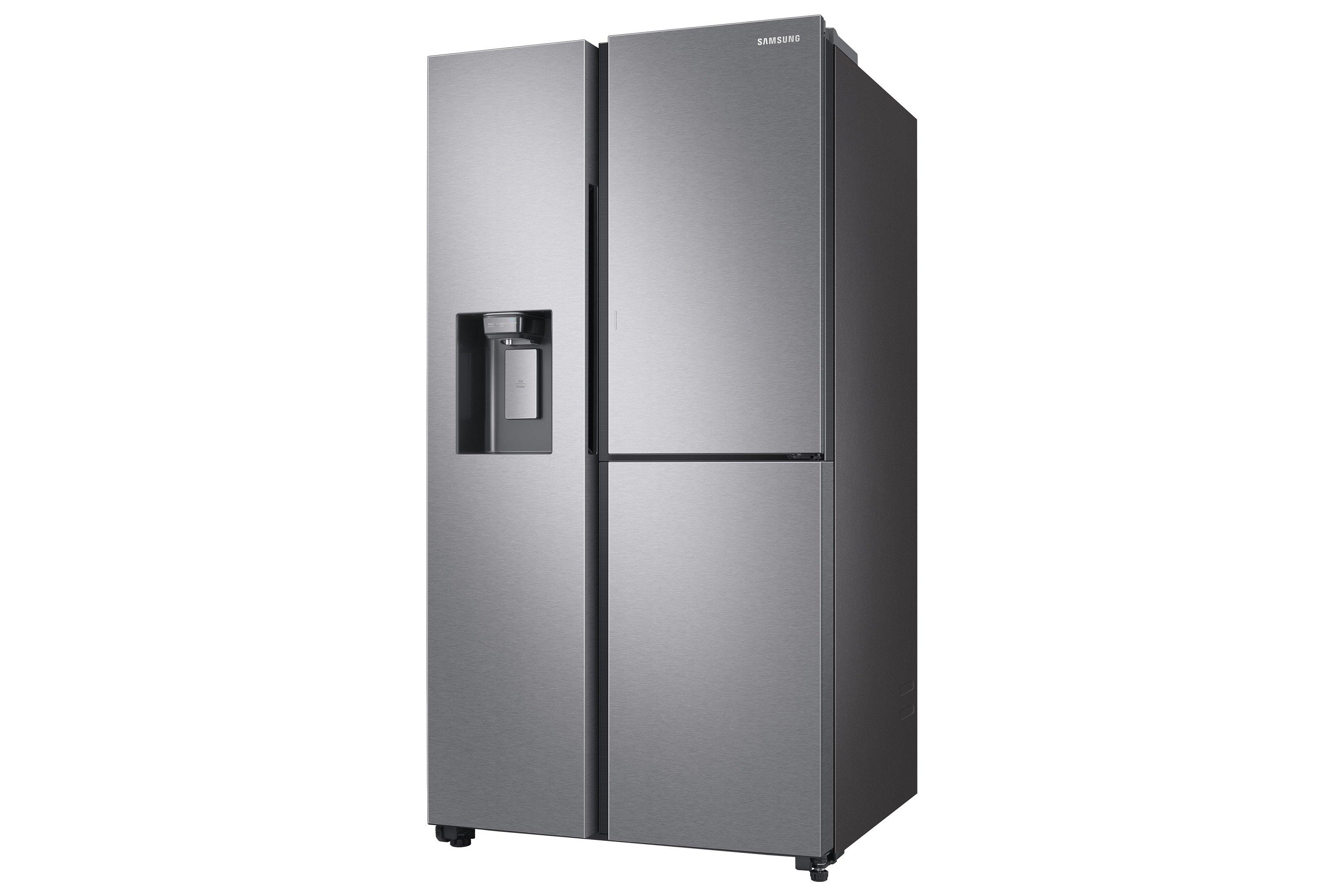 Samsung SBS Refrigerator 18.2Cu.ft, Freezer 10.3Cu.ft, Steel