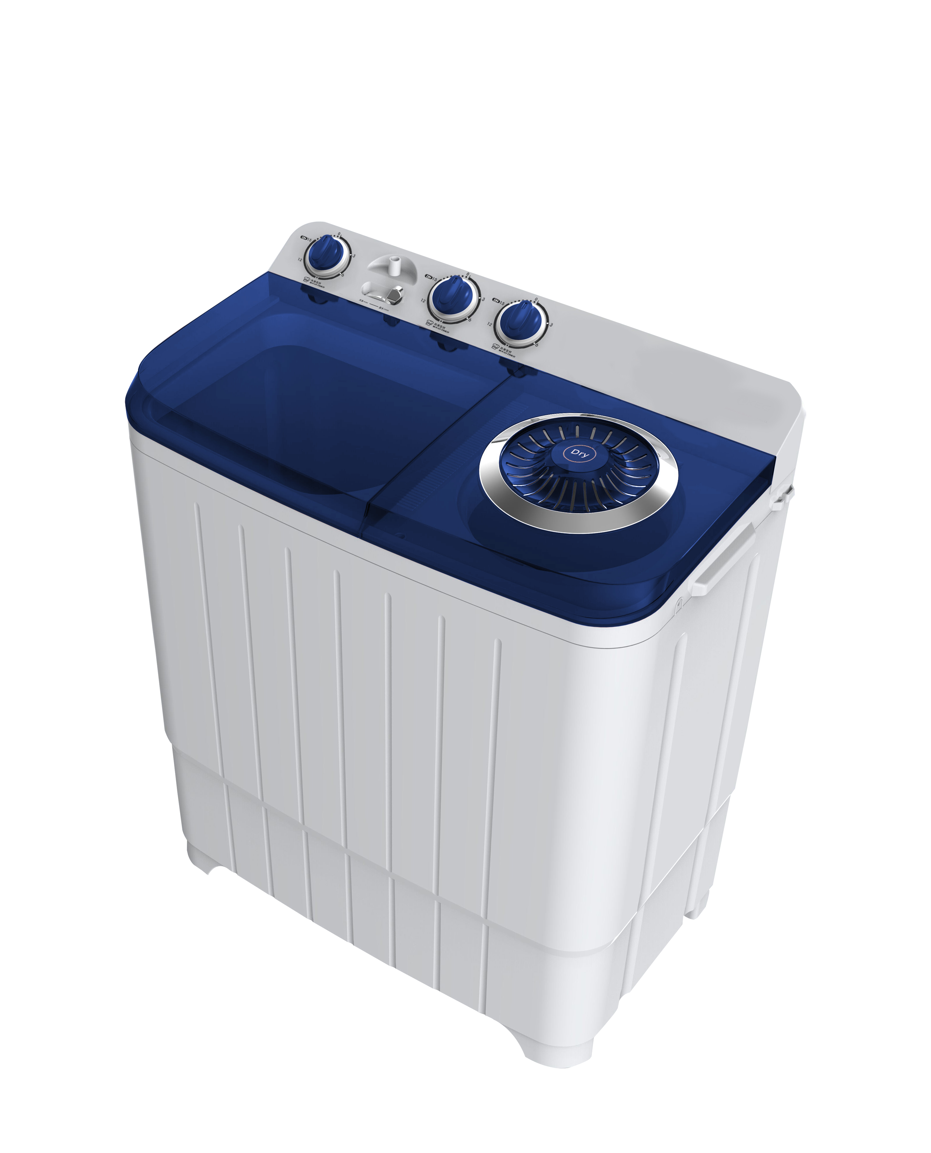 Falcon Twin Tub Washing Machine, 5 KG, White Cover Blue