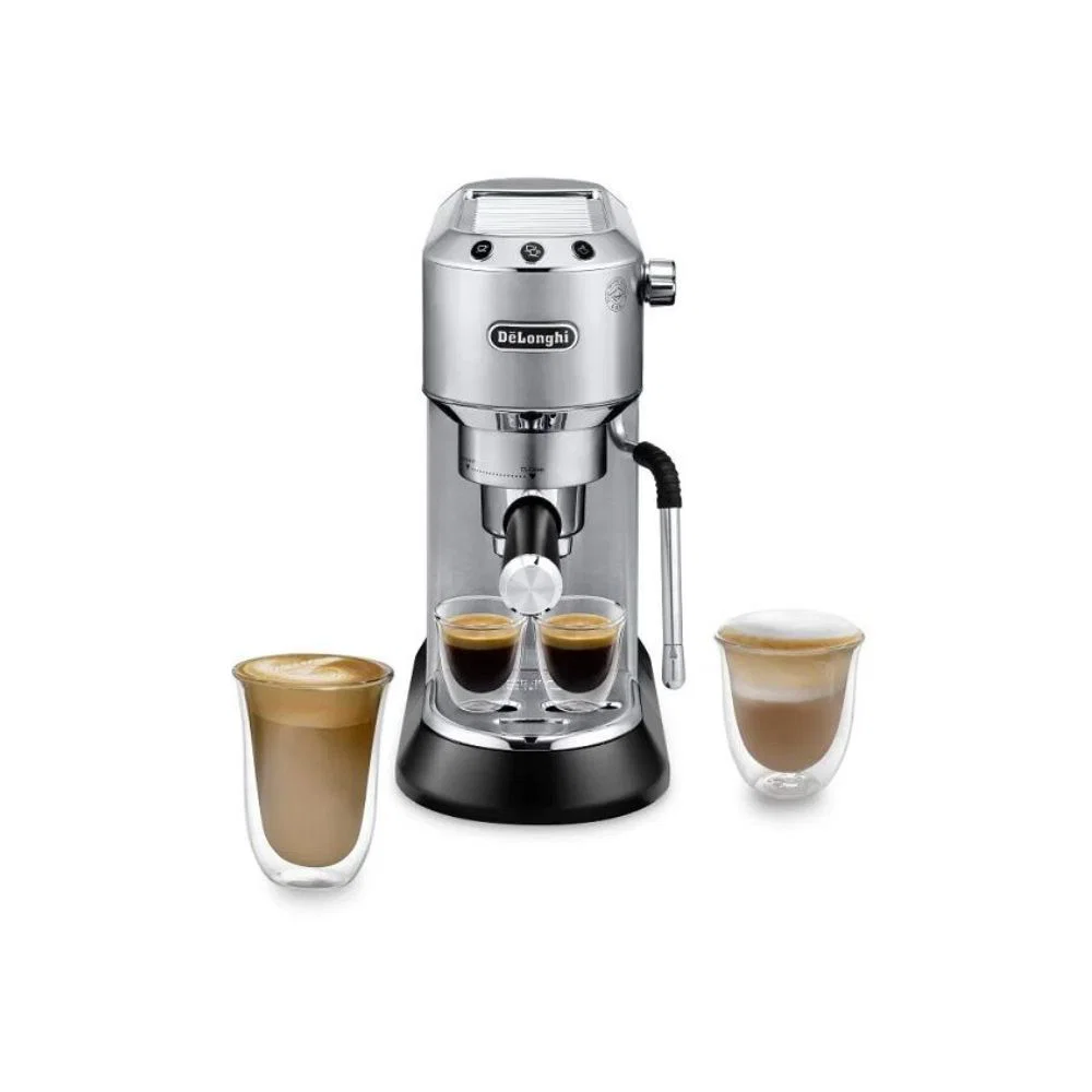Delonghi Coffee Maker, 1350 W, 1.1 L Tank, Thermoblock Heating System, 15 Bars, Silver