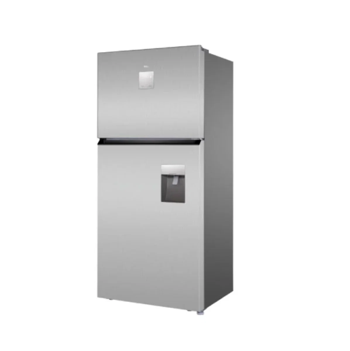 TCL Double Door Refrigerator, 21.5 Cu. Ft. (606 L), Inverter, Inox, 50/60 Hz, Silver