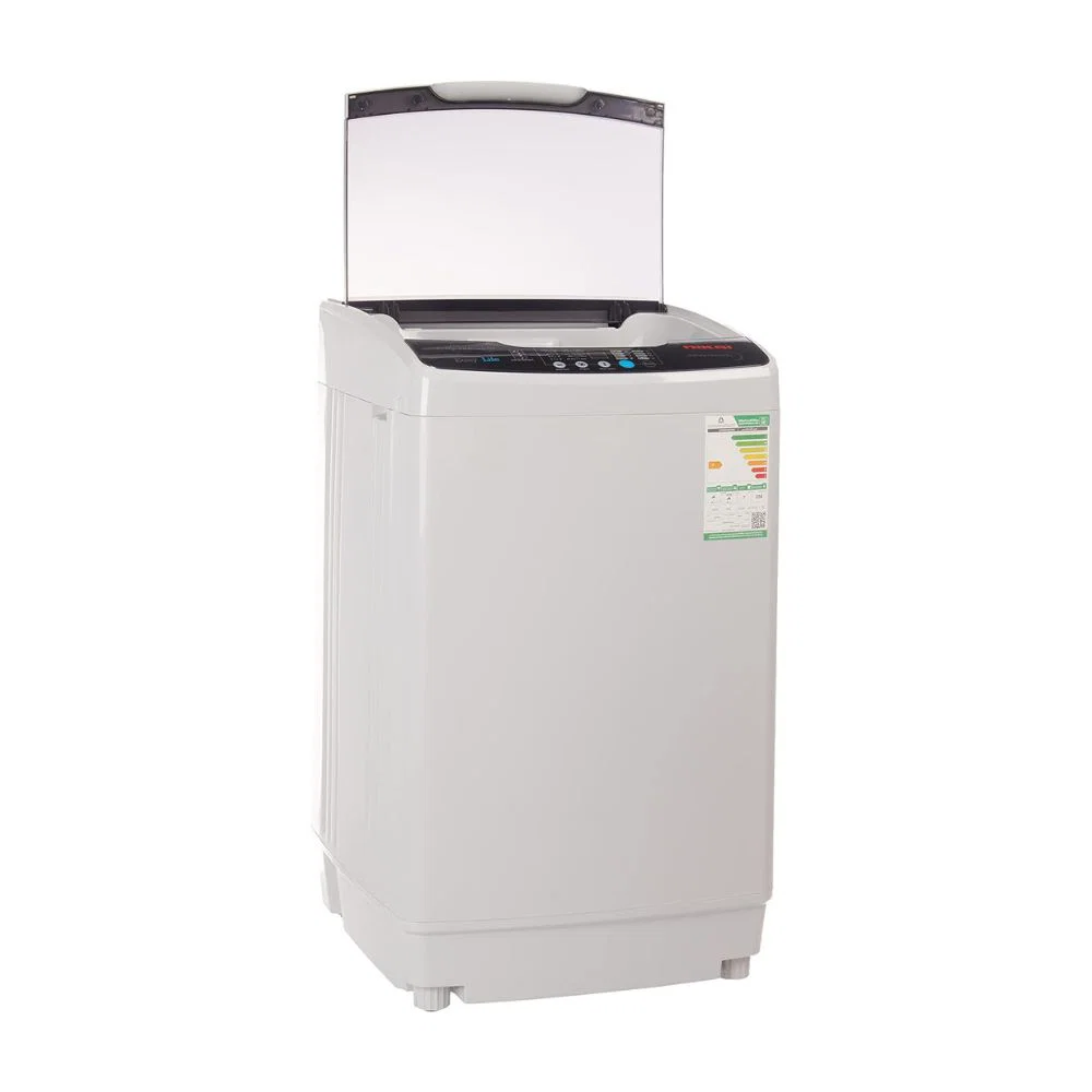 Nikai Top Load Automatic Washing Machine , 7kg , (8 Programs - 8 Water Levels - Dual Filters - Stainless Steel Inner Tub), Grey