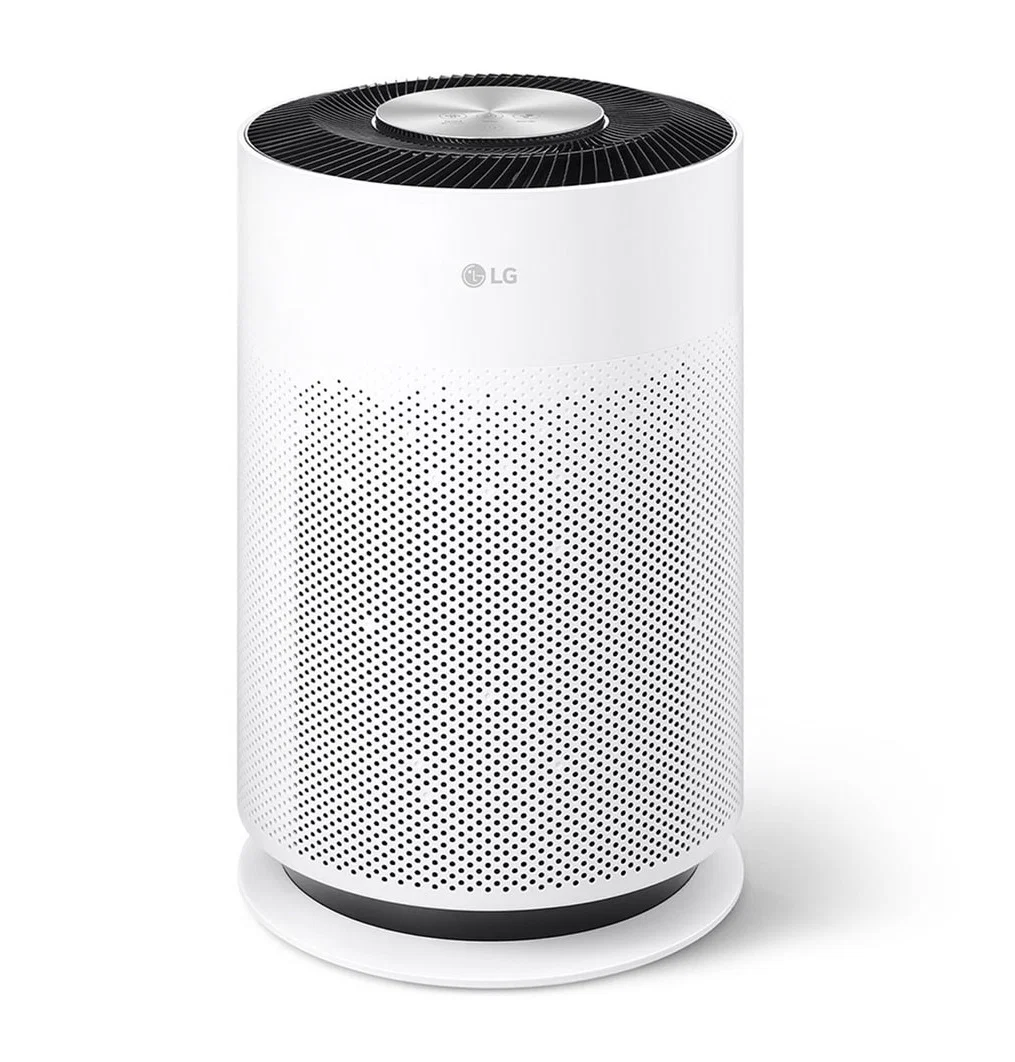 LG Air Purifier,360 Hit, Applicable area 60.8 m2, Deodorizing sensor, White color
