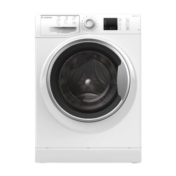 Ariston Washer Front Load – 8 Kg Washing – 15 programs – White