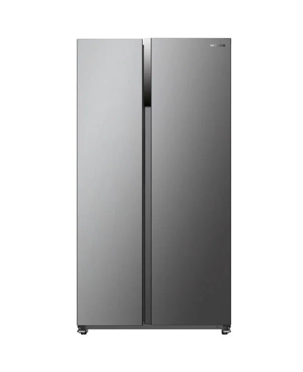 Hitachi Refrigerator, Side by Side, 18.6 Cu.ft, Silver