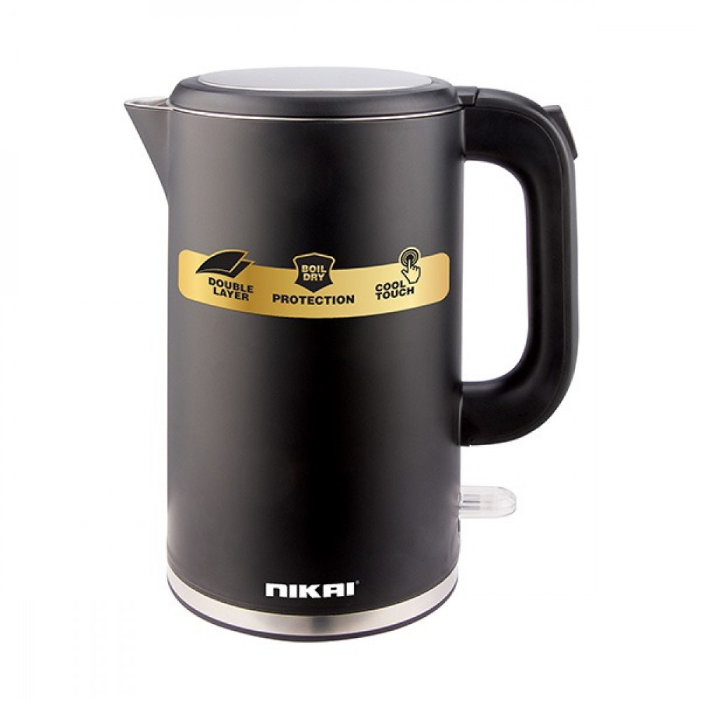 Nikai 1.7L Electric Kettle, Black
