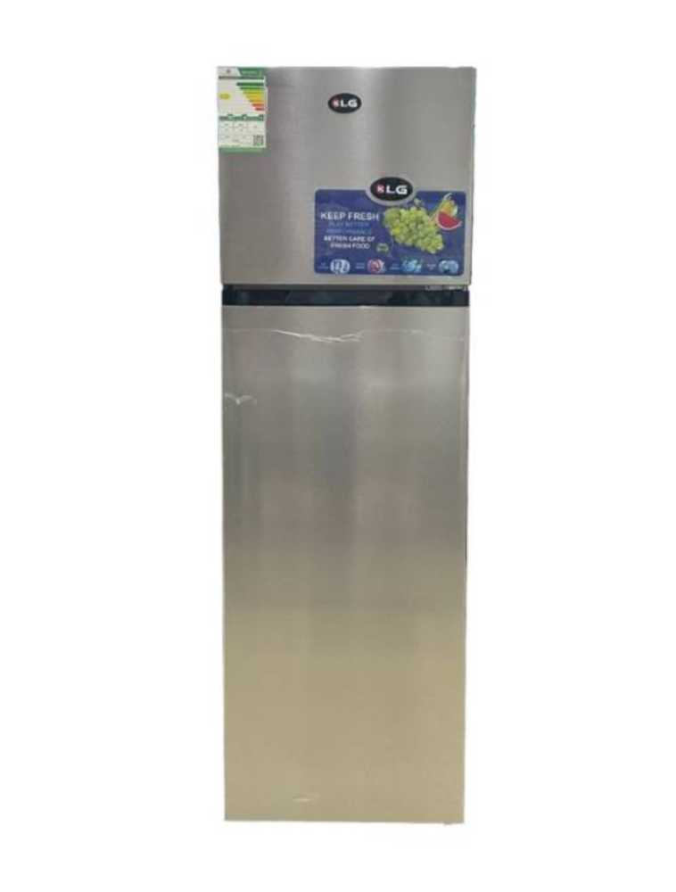 KLG 2-Door Refrigerator, 260 Liters, 9.1 Cubic Feet, Steel