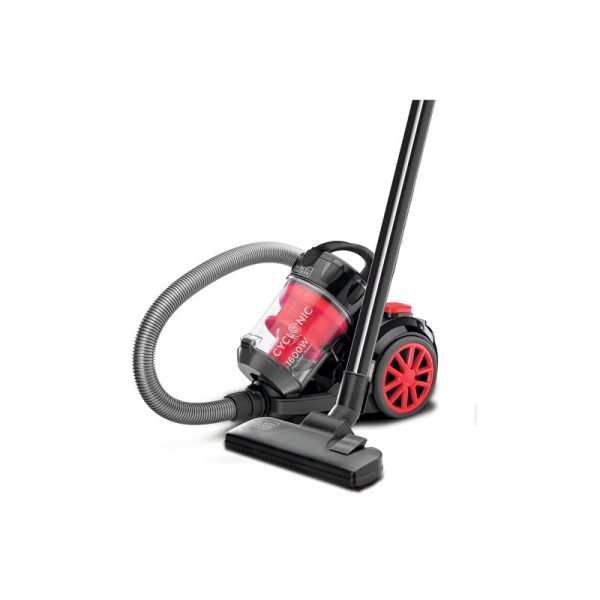 BLACK+DECKER Vacuum Cleaner – BAGLESS – 6 Stage Filtration – Red and Black