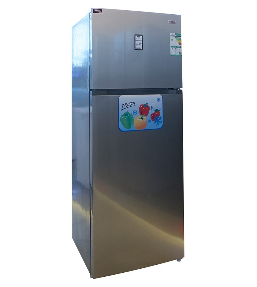 Basic 2-Door Refrigerator, 7.1 cu ft, 201 L, Steel
