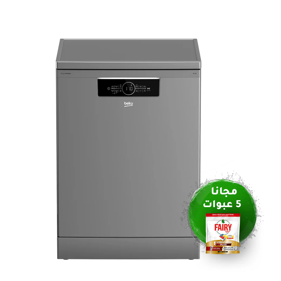 Beko Dishwasher 6 Programs 14 Place Setting Silver