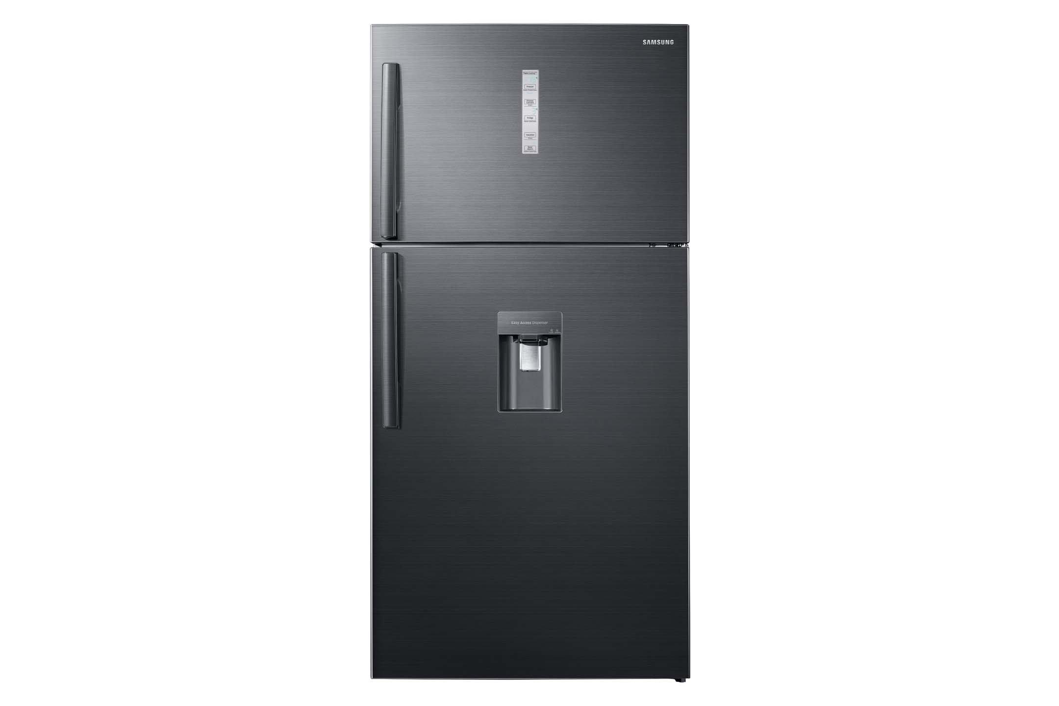 Samsung Refrigerator 14.9Cu.ft, Freezer 5.7Cu.ft, Digital Inverter, Black-Inox