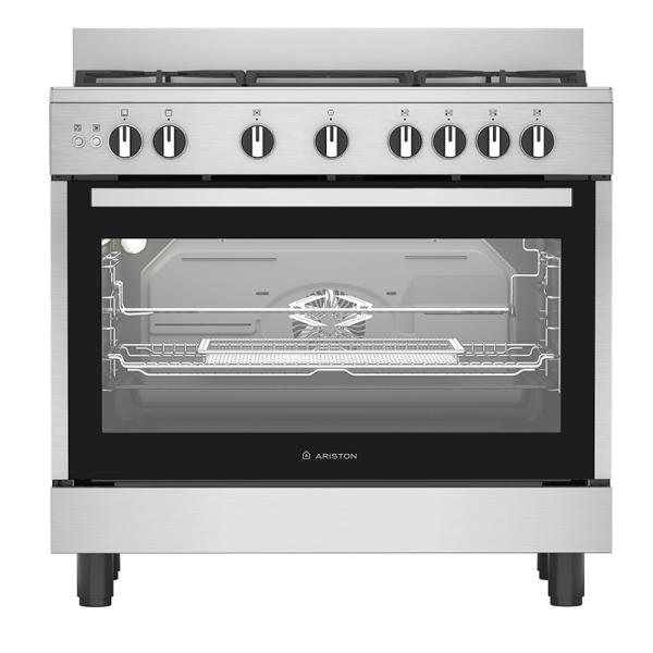 Ariston Gas Cooker Stainless Steel – 106 L – 5 burners – Inox – ARR9GGF33129XSA​