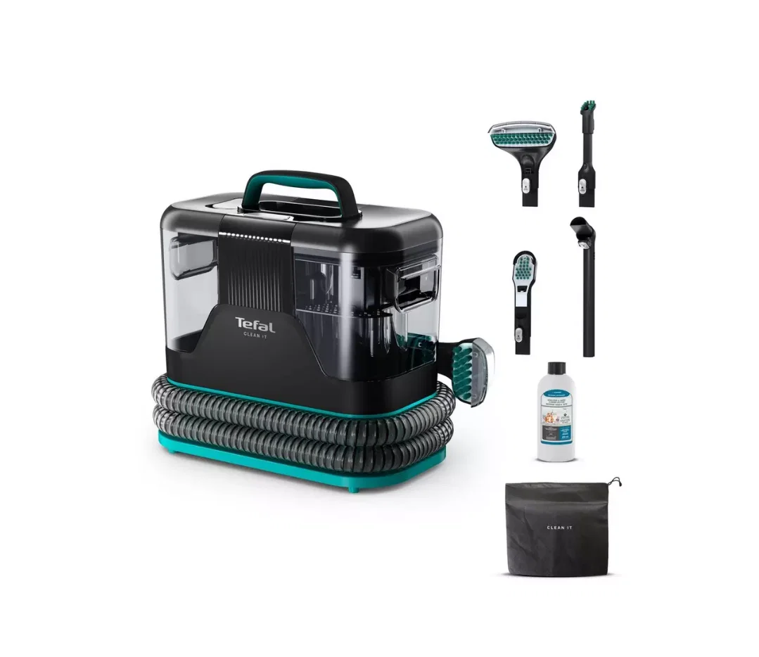 Tefal Clean It Portable Spot Cleaner Vacuum 750W Carpet & Upholstery Cleaner