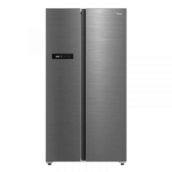 Midea Refrigerator and Freezer Side by Side – 13.2 Cu.ft Fridge & 6.9 Cu.ft Freezer – Inox