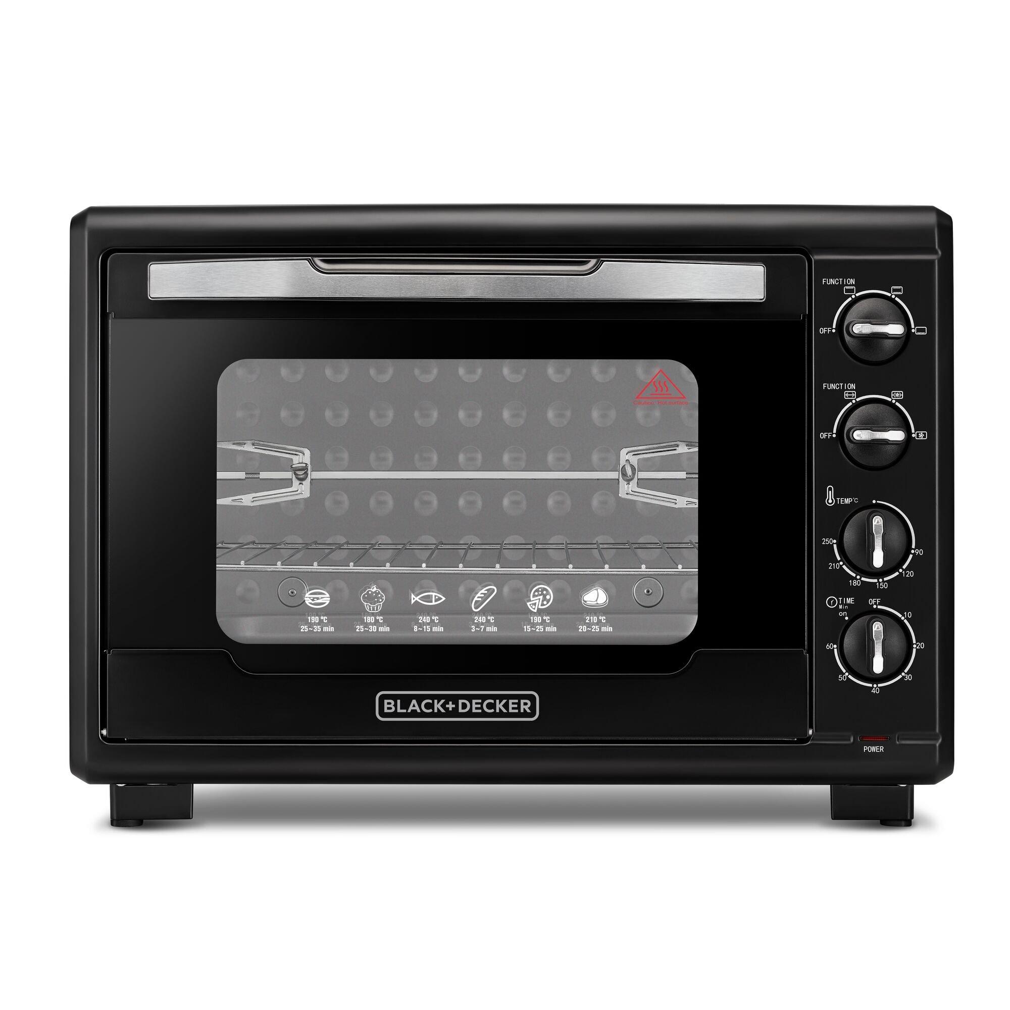 Black+Decker, Electric Oven Toaster With Convection, 55 L, 2000W, Black