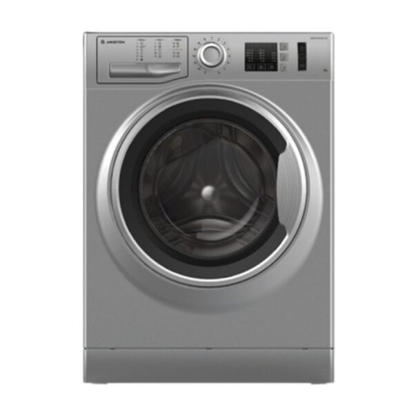 Ariston Washer Front Load – 8 Kg Washing – 15 programs – Grey