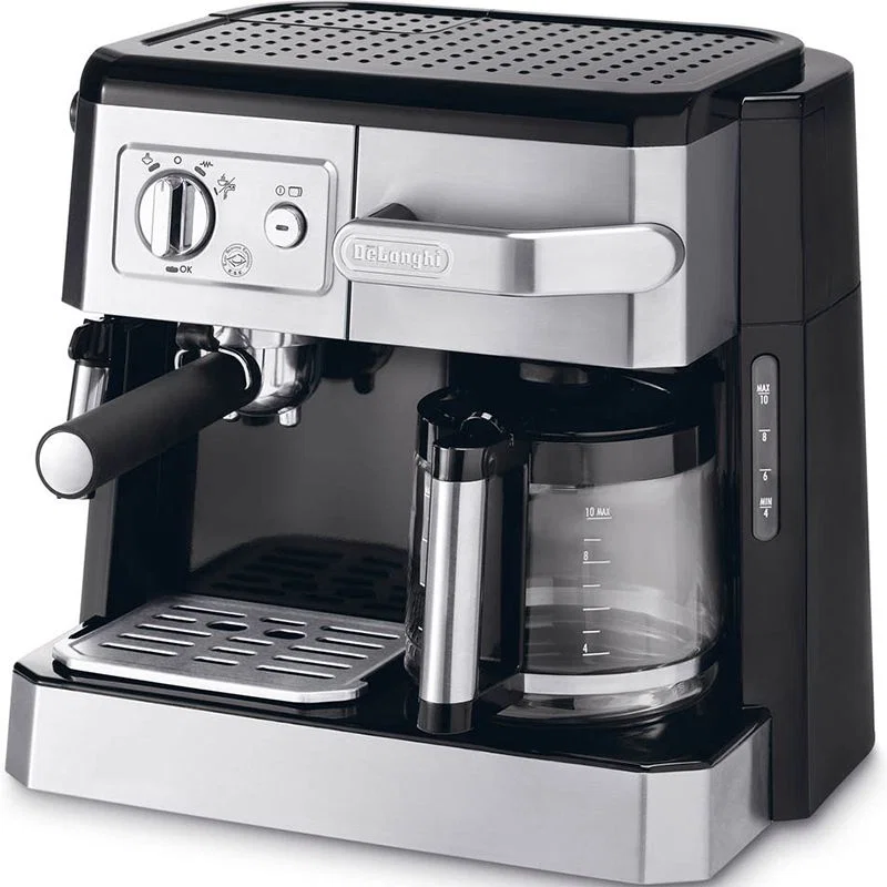 Delonghi Espresso Combi Coffee Machine, 1750W, 15 Bar, Cappuccino & Filter Coffee