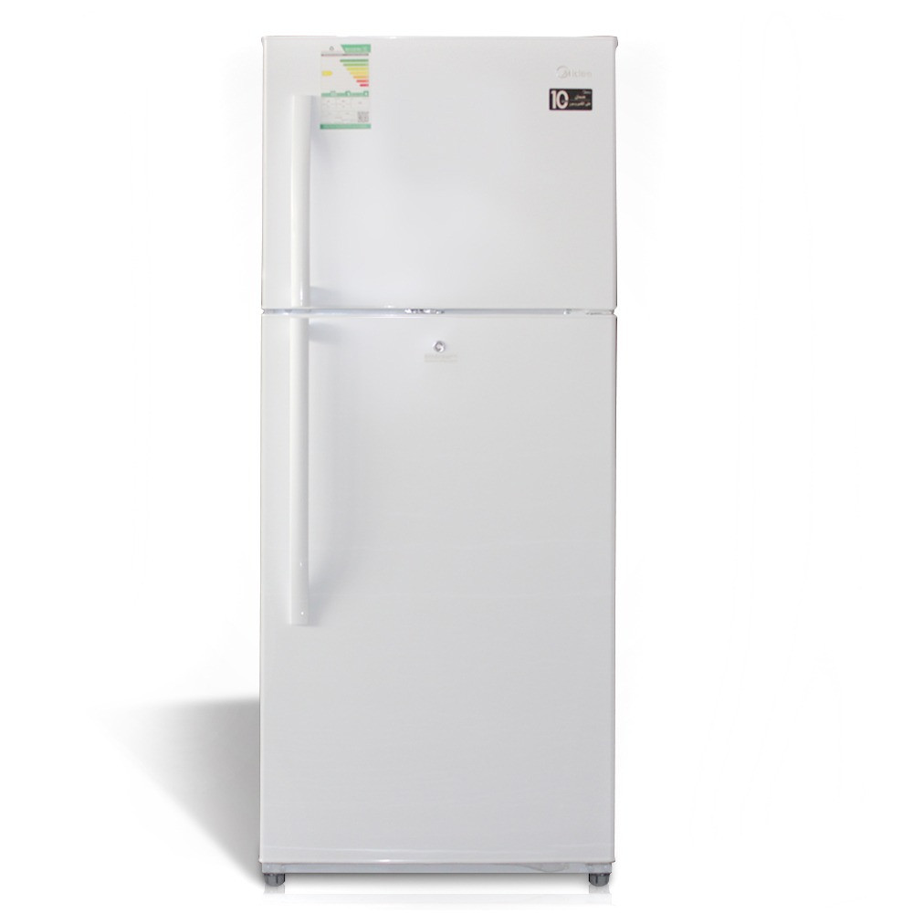 Midea 2-Door Refrigerator, 371 Liters, 13 Cubic Feet, White