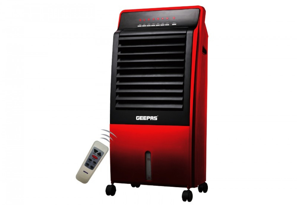 Geepas air cooler, purifier and humidifier, 3 speeds, digital display, remote control