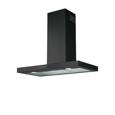 Kelvinator Built In Hood 60Cm, Suction Power 1000 M³/Hour, Black (Italy)