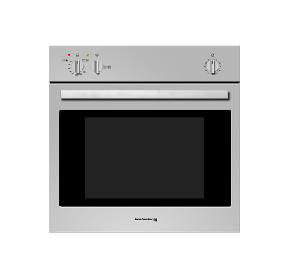 Kelvinator Built-In Gas Oven 60 Cm, 61 Liter, Gas Grill, Safety, Steel