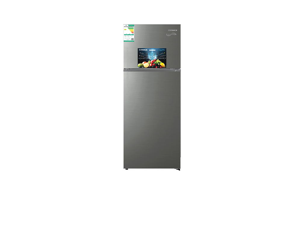 Fisher 2-Door Refrigerator 16.4 cu ft (460 L) Steam Silver