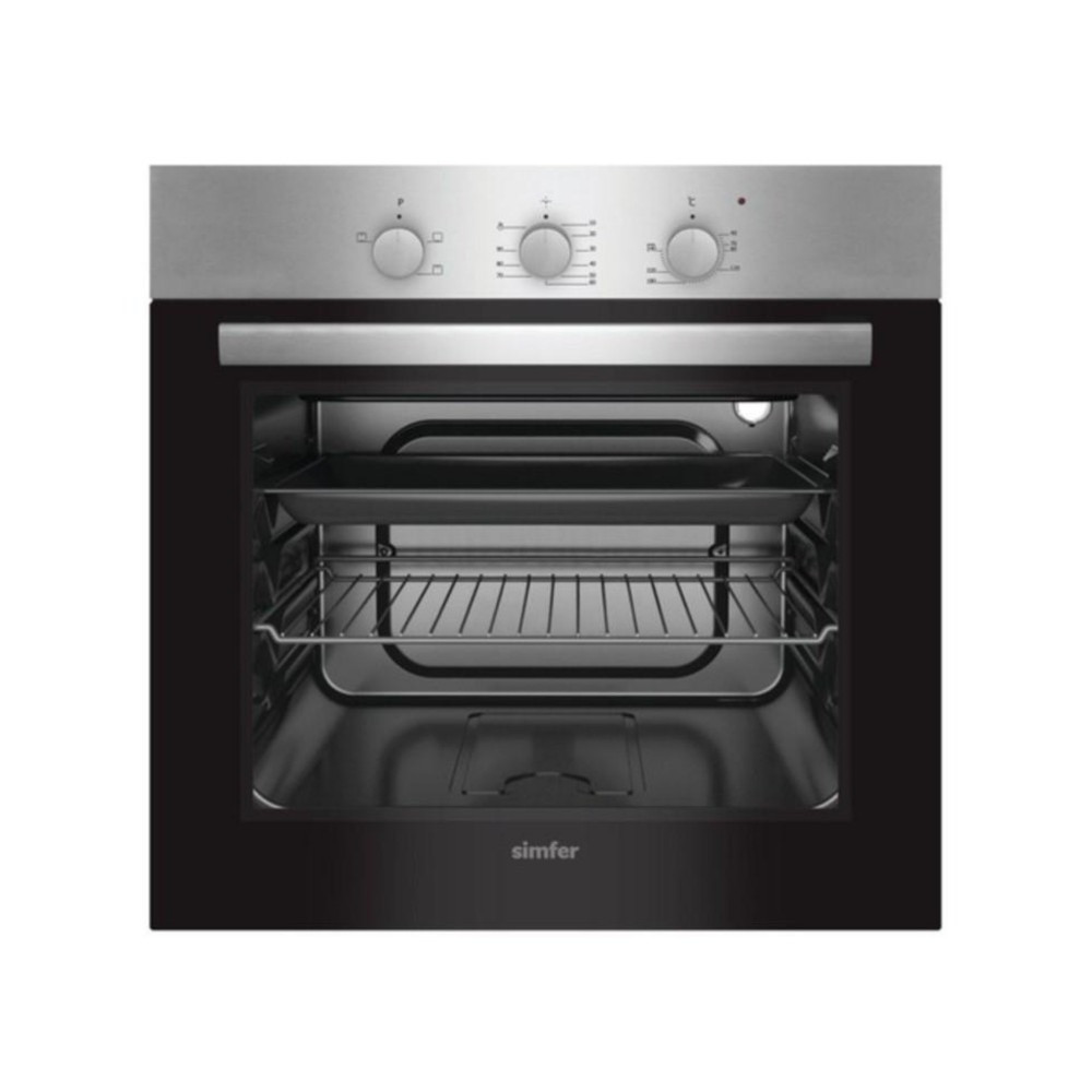 Simfer Built-in Electric Oven 60cm, 4 Functions, 104 Liters, Steel