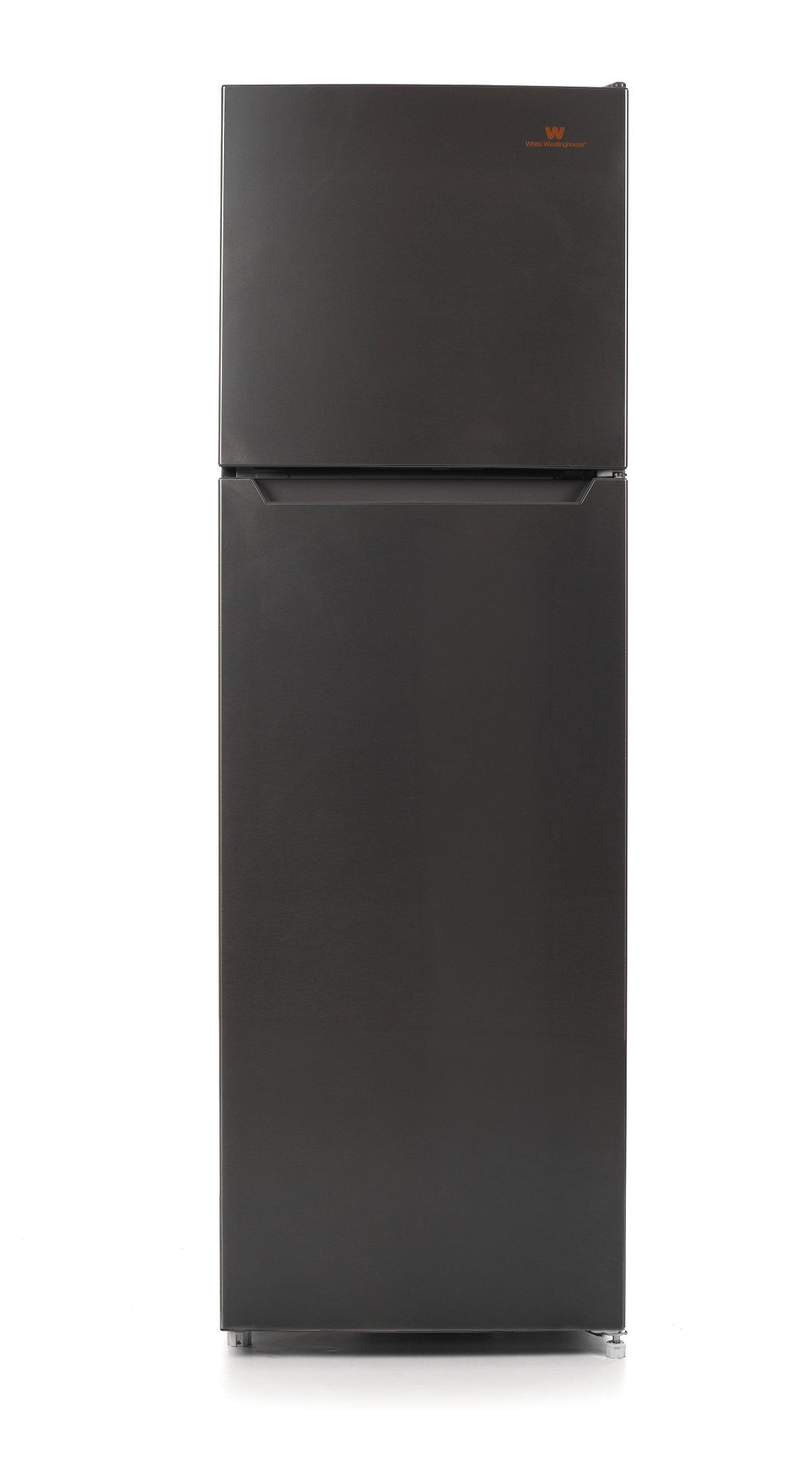 White Westinghouse Refrigerator 7.7Cu.ft, Freezer 2.8Cu.ft  2 Door, Stainless Steel.