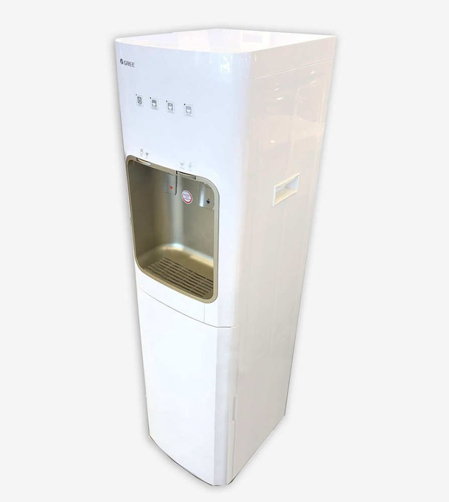 Hot and cold running water dispenser, bottom bottle, 3 temperature settings, safety lock