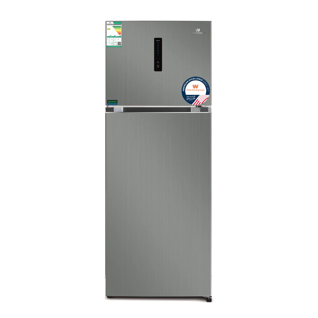 White Westinghouse Refrigerator 2 Door 16.4 Cu. Ft. 465L Inverter Inox