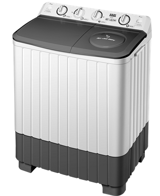 Haas Twin Tub Washing Machine 7 KG, White