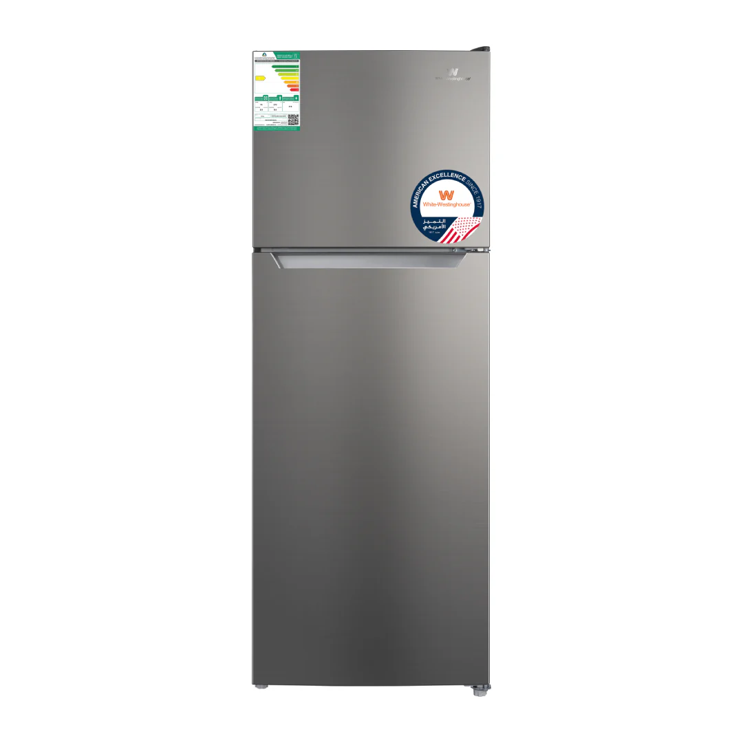 White Westinghouse Refrigerator 2 Door 12.3 Cu. Ft. 348L Stainless Steel