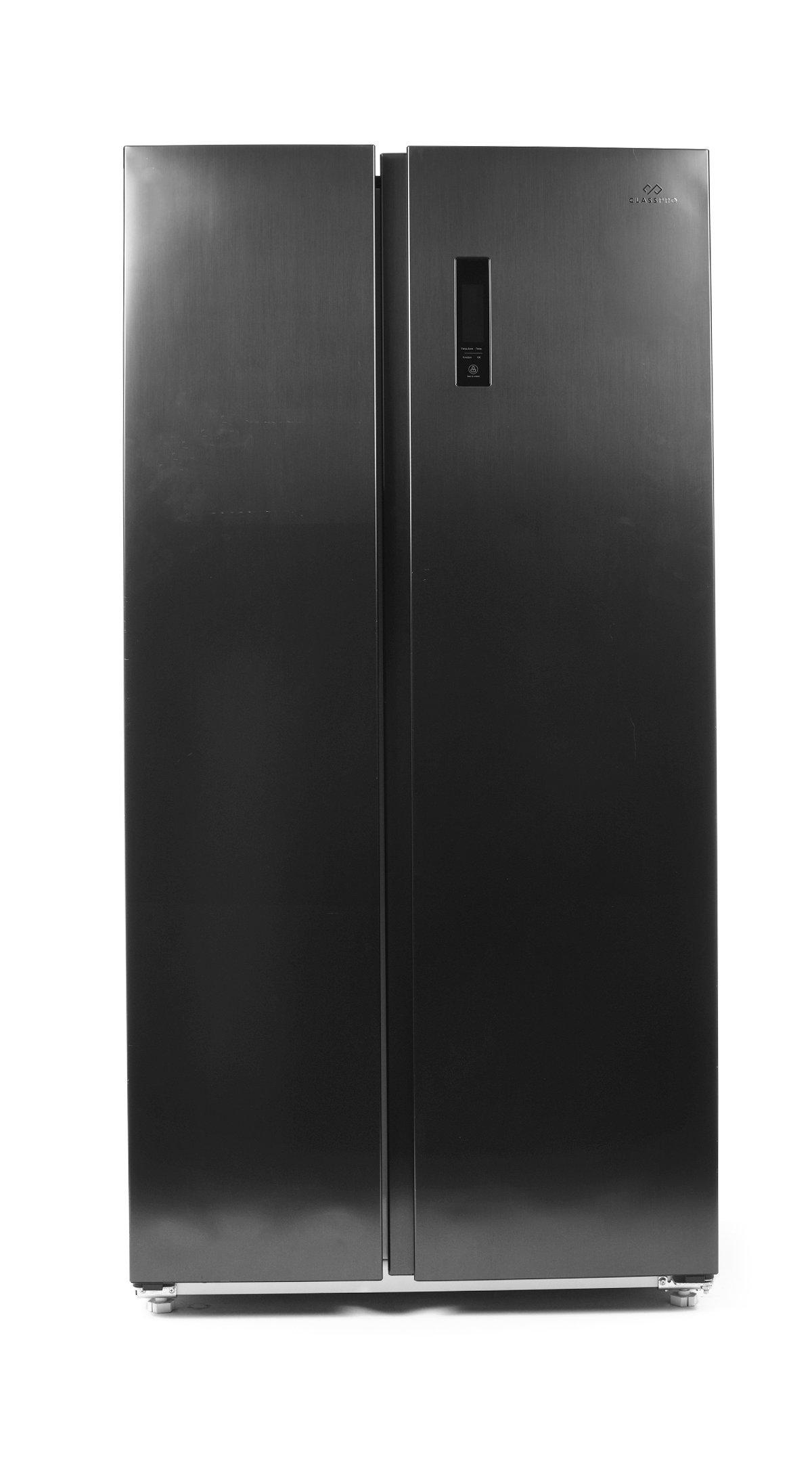 Classpro Side by Side Refrigerator 14.2Cu.ft, Freezer 7.8Cu.ft, Inverter, Black Inox