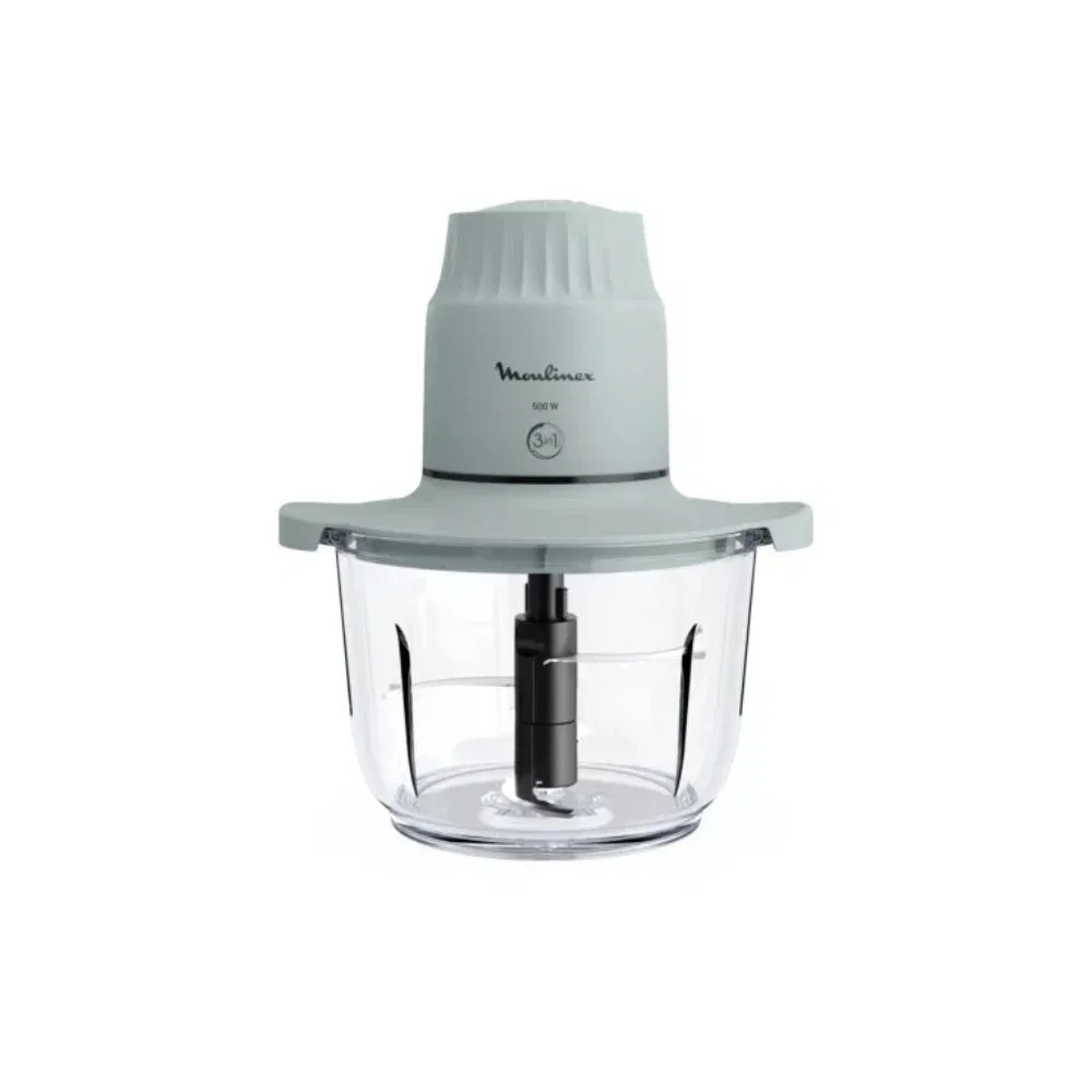 Moulinex Choppeo Glass Bowl Food Chopper 1L 500W 2 Speeds 4 Blades