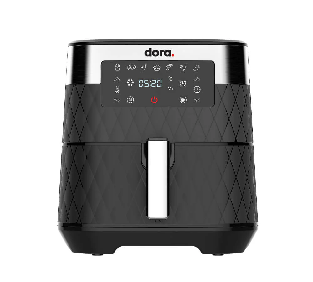 Dora Digital Air Fryer 5.5L Touch Screen 1700W Black